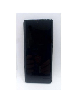 Pantalla lcd para Motorola Edge 60 Fusion 5G mas tactil negro con marco morado calidad premium