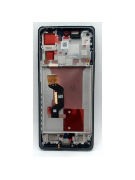 Pantalla lcd para Motorola Edge 60 Pro 5G mas tactil negro con marco verde calidad premium