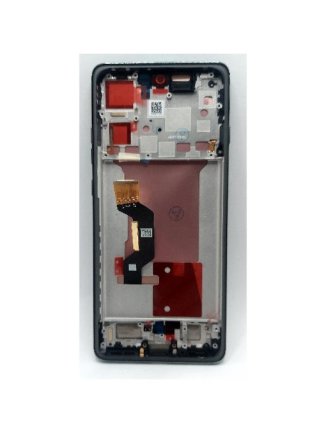 Pantalla lcd para Motorola Edge 60 Pro 5G mas tactil negro con marco verde calidad premium