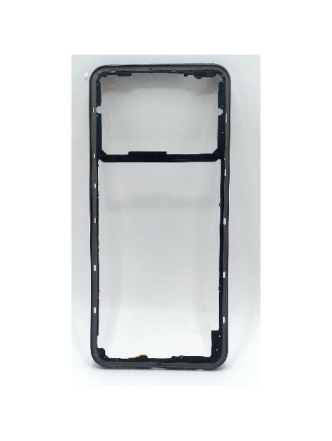 Carcasa o marco central negro para Vivo Y35 2022