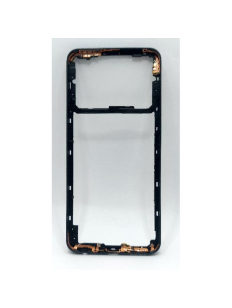 Carcasa o marco central negro para Vivo Y35 2022