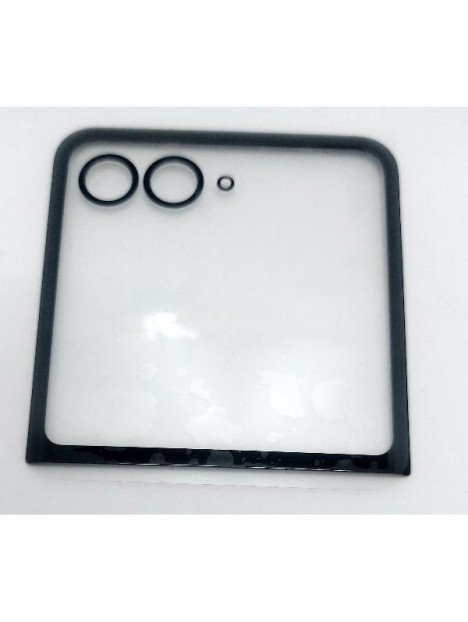 Cristal negro para Motorola Razr 60 Motorola Razr 2025 calidad premium