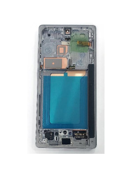 Pantalla lcd para Samsung Galaxy S25 Ultra 5G mas tactil negro con marco plata calidad premium
