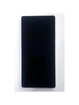 Pantalla lcd para Samsung Galaxy S25 Ultra 5G mas tactil negro con marco plata calidad premium