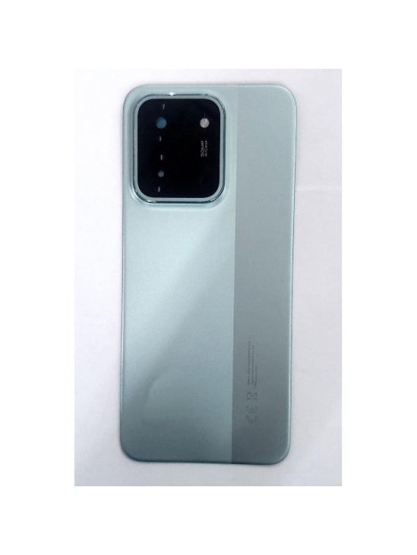 Tapa trasera o tapa bateria verde para Xiaomi Poco C85 con cubierta de camara
