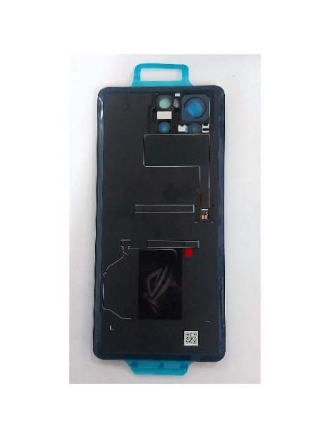 Tapa trasera o tapa bateria negra para Asus ROG Phone 8 5G con cubierta de camara