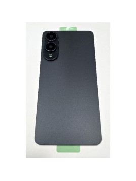 Tapa trasera o tapa bateria negra para Samsung Galaxy S25 Edge 5G S937B con cubierta de camara