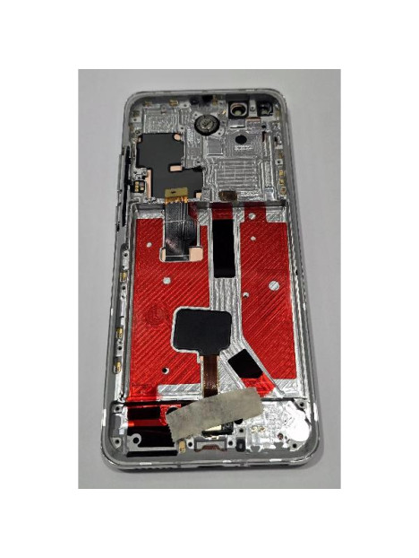 Pantalla lcd para Huawei P40 Pro mas tactil negro con marco plata compatible Oled