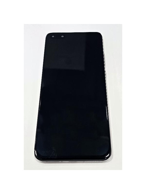 Pantalla lcd para Huawei P40 Pro mas tactil negro con marco plata compatible Oled
