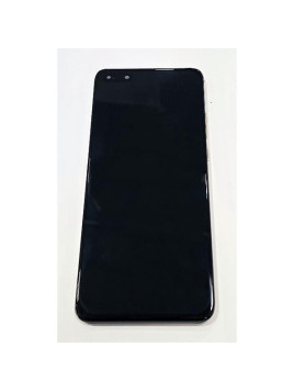 Pantalla lcd para Huawei P40 Pro mas tactil negro con marco dorado compatible Oled
