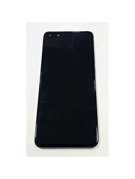 Pantalla lcd para Huawei P40 Pro mas tactil negro con marco dorado compatible Oled
