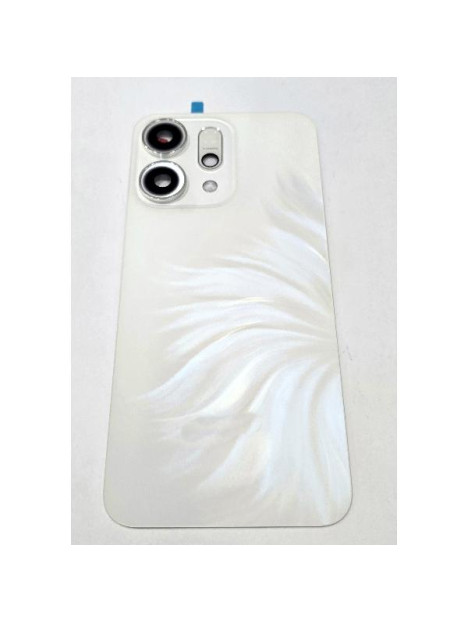 Tapa trasera o tapa bateria blanca para Oppo Reno 14 5G con cubierta de camara