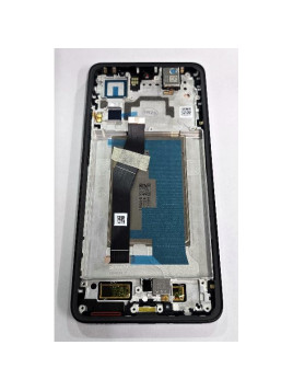 Pantalla lcd para Xiaomi 14T mas tactil negro con marco negro 5600030N12A00 Service Pack