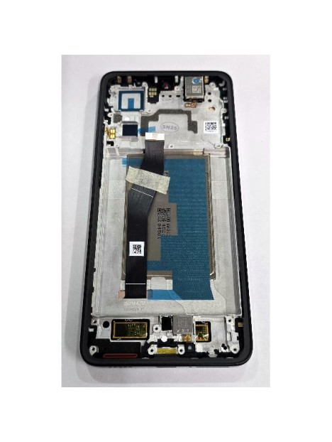 Pantalla lcd para Xiaomi 14T mas tactil negro con marco negro 5600030N12A00 Service Pack
