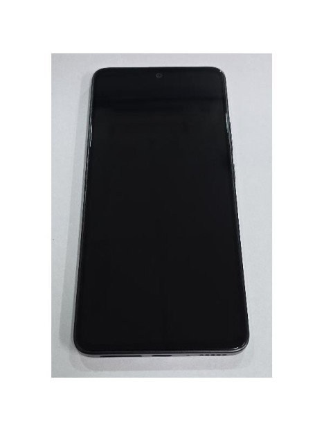 Pantalla lcd para Xiaomi Redmi Note 14 5G mas tactil negro con marco negro 56002000O1700 Service Pack