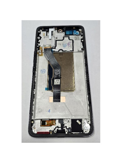 Pantalla lcd para Vivo V50 5G mas tactil negro con marco negro calidad premium