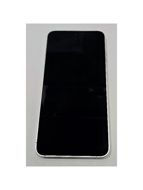 Pantalla lcd para Samsung Galaxy S24 S921 mas tactil negro con marco blanco version Europea compatible Oled
