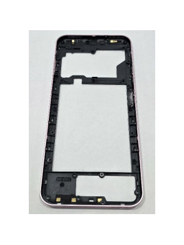 Carcasa o marco central rosa para Cubot A30