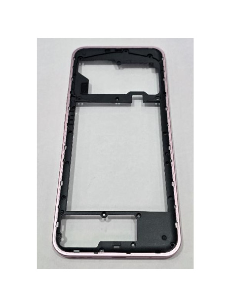 Carcasa o marco central rosa para Cubot A30