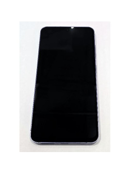 Pantalla lcd para Samsung Galaxy S24 S921 mas tactil negro con marco azul version Europea compatible Oled