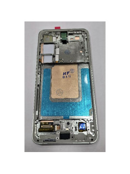 Pantalla lcd para Samsung Galaxy S24 S921 mas tactil negro con marco verde version Europea compatible Oled