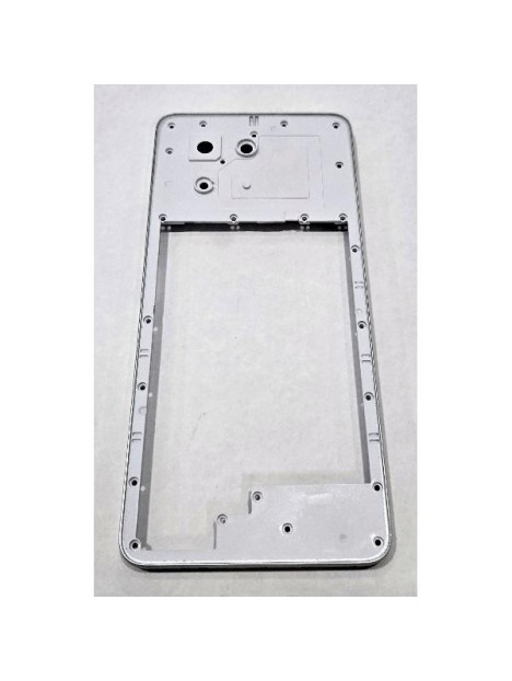 Carcasa o marco central blanco para Doogee Note 59 Pro Plus