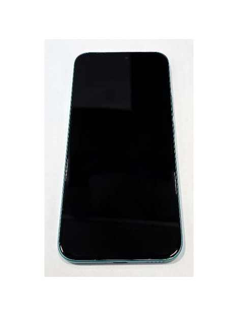 Pantalla lcd para Huawei Honor X8C mas tactil negro con marco verde calidad premium