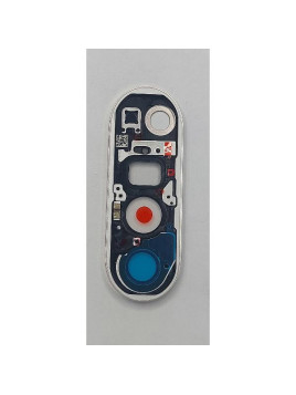 Cristal de camara para Google Pixel 10 Pro con marco blanco calidad premium