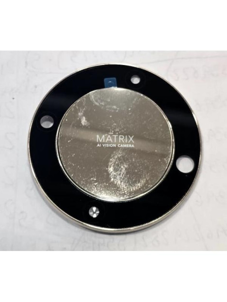 Cristal de camara para Huawei Honor X9A con marco dorado calidad premium