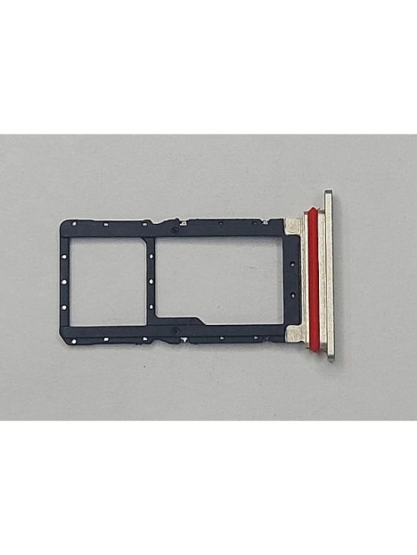 Soporte o bandeja sim dorada para Doogee S200 Plus calidad premium