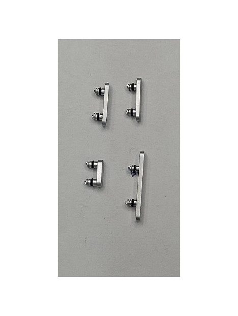 Set de botones laterales blancos para iPhone 17 Pro iPhone 17 Pro Max calidad premium