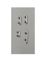 Set de botones laterales blancos para iPhone 17 Pro iPhone 17 Pro Max calidad premium