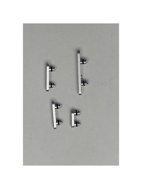 Set de botones laterales blanco para iPhone 17 A3258