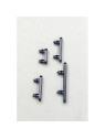 Set de botones laterales negros para iPhone 17 A3258