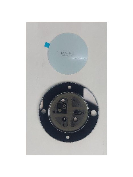 Cristal de camara para Honor X9A con marco blanco calidad premium