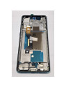 Pantalla lcd para Motorola Edge 60 Fusion XT2503-4 mas tactil negro marco azul claro 5D68C29879 Service Pack