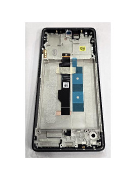 Pantalla lcd para Xiaomi Redmi Note 14S 2502FRA65G mas tactil negro con marco negro 56000300N6R00 Service Pack