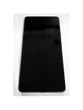 Pantalla lcd para Xiaomi Redmi Note 14S 2502FRA65G mas tactil negro con marco negro 56000300N6R00 Service Pack