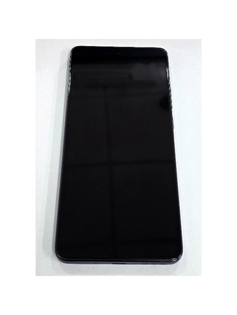 Pantalla lcd para Motorola Moto G86 Power 5G mas tactil negro con marco negro 5D68C30651 Service Pack