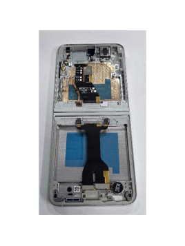Pantalla lcd para Samsung Galaxy Z Flip 6 5G SM-F741 tactil negro marco gris ensamblado GH82-35014A Service Pack