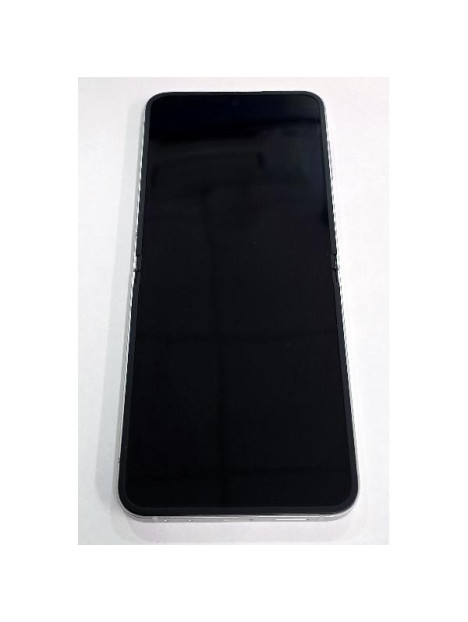 Pantalla lcd para Samsung Galaxy Z Flip 6 5G SM-F741 tactil negro marco gris ensamblado GH82-35014A Service Pack