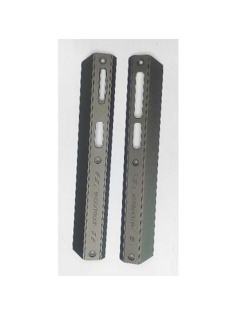 Set de 2 embellecedores grises para Blackview Oscal Pilot 1 calidad premium