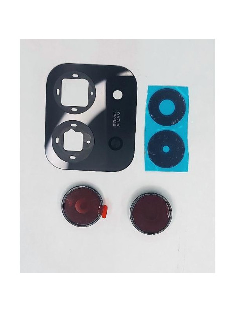 Cristal de camara para Xiaomi Redmi 15C 5G con marco negro calidad premium