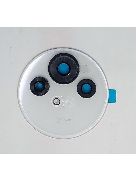 Cristal de camara para TCL 50 NxtPaper 5G con marco blanco calidad premium