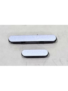 Set de botones laterales azules para Google Pixel 9A 5G calidad premium