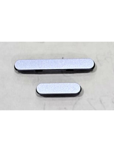 Set de botones laterales azules para Google Pixel 9A 5G calidad premium