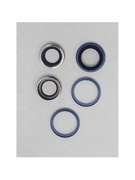 Cristal de camara para iPhone 17 Pro A3256 iPhone 17 Pro Max A3257 con marco azul oscuro calidad premium