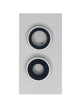 Cristal de camara para iPhone 17 A3258 con marco blanco calidad premium