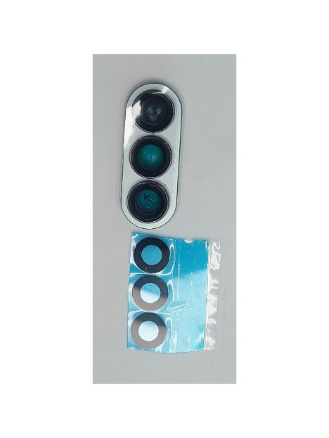 Cristal de camara para Samsung Galaxy Z Fold 7 F966 con marco azul calidad premium