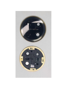 Cristal de camara para Honor X9C 5G con marco dorado calidad premium